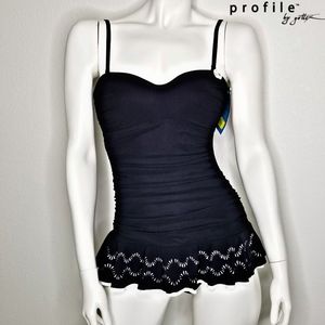 PROFILE BY GOTTEX Peplum Princess Bandeau …